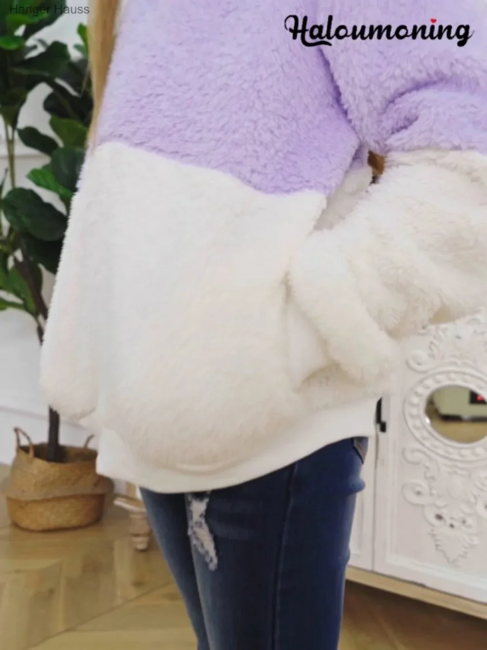 Girls Fuzzy Fleece Pullover Hoodie Sweatshirt 4-15 Years